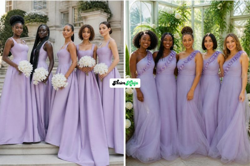 Lovely Lilac Bridesmaid Dresses to Copy for Your Event
