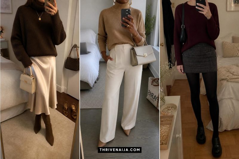 Most Beautiful Fall Sweater Outfits You'll Love