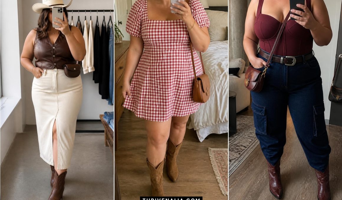 Plus Size Country Concert Outfits With Cowboy Flair