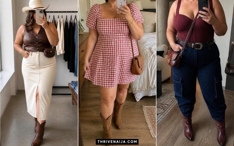 Plus Size Country Concert Outfits With Cowboy Flair