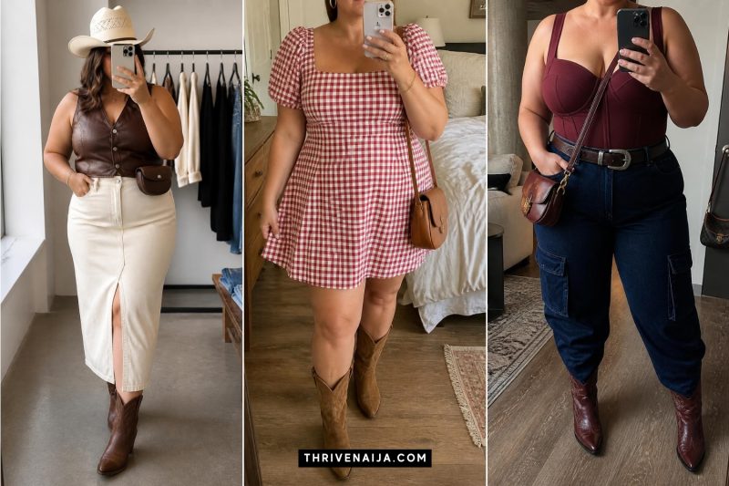 Plus Size Country Concert Outfits With Cowboy Flair