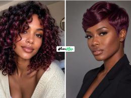Pretty Berry Plum Hair Color Ideas