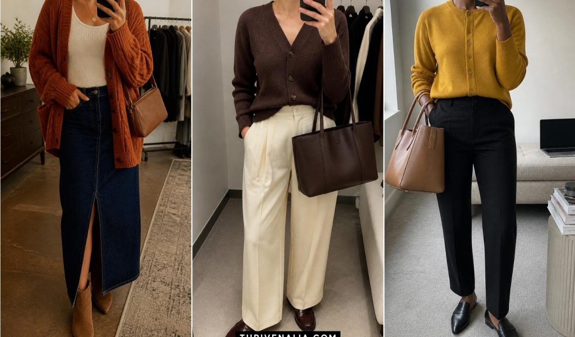 Pretty Fall Cardigan Outfits You’ll Live In This Season