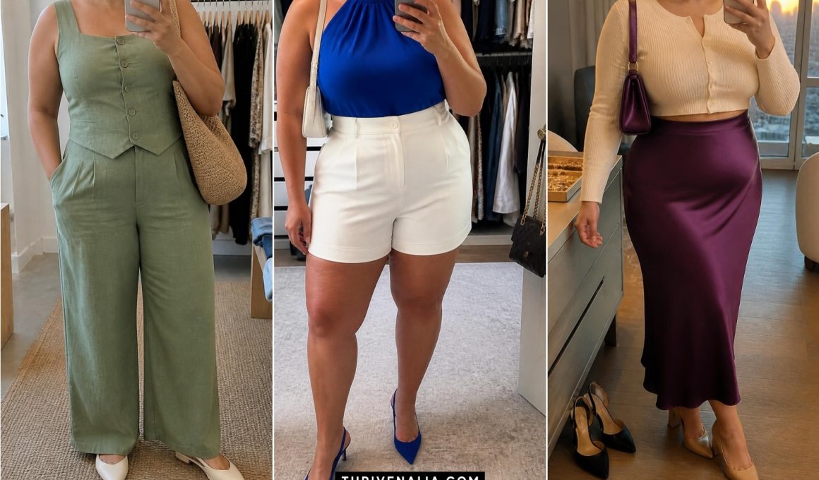 Stylish Plus Size Brunch Outfits With Mimosa Vibes