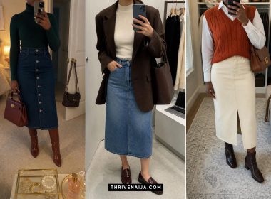 Trendy Jean Skirt Outfits That Are Perfect for Fall