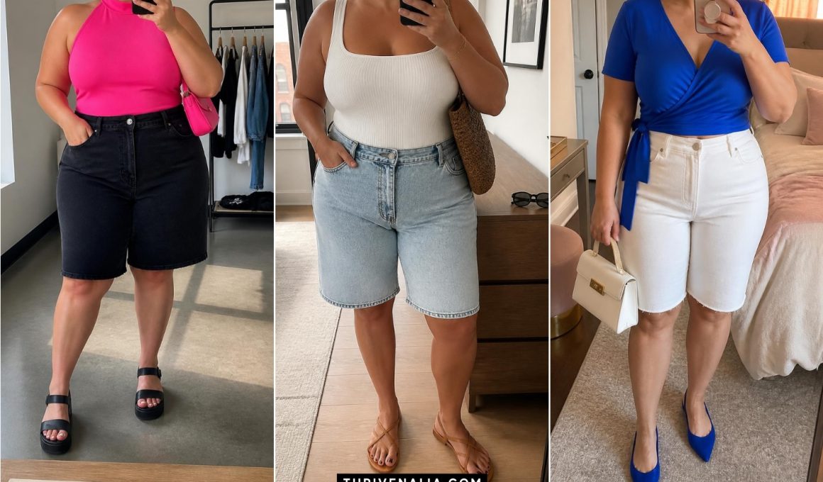 Trendy Plus Size Jorts Outfits You'll Love