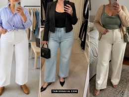 Wide Leg Jeans Outfits for a Chic Plus Size Look