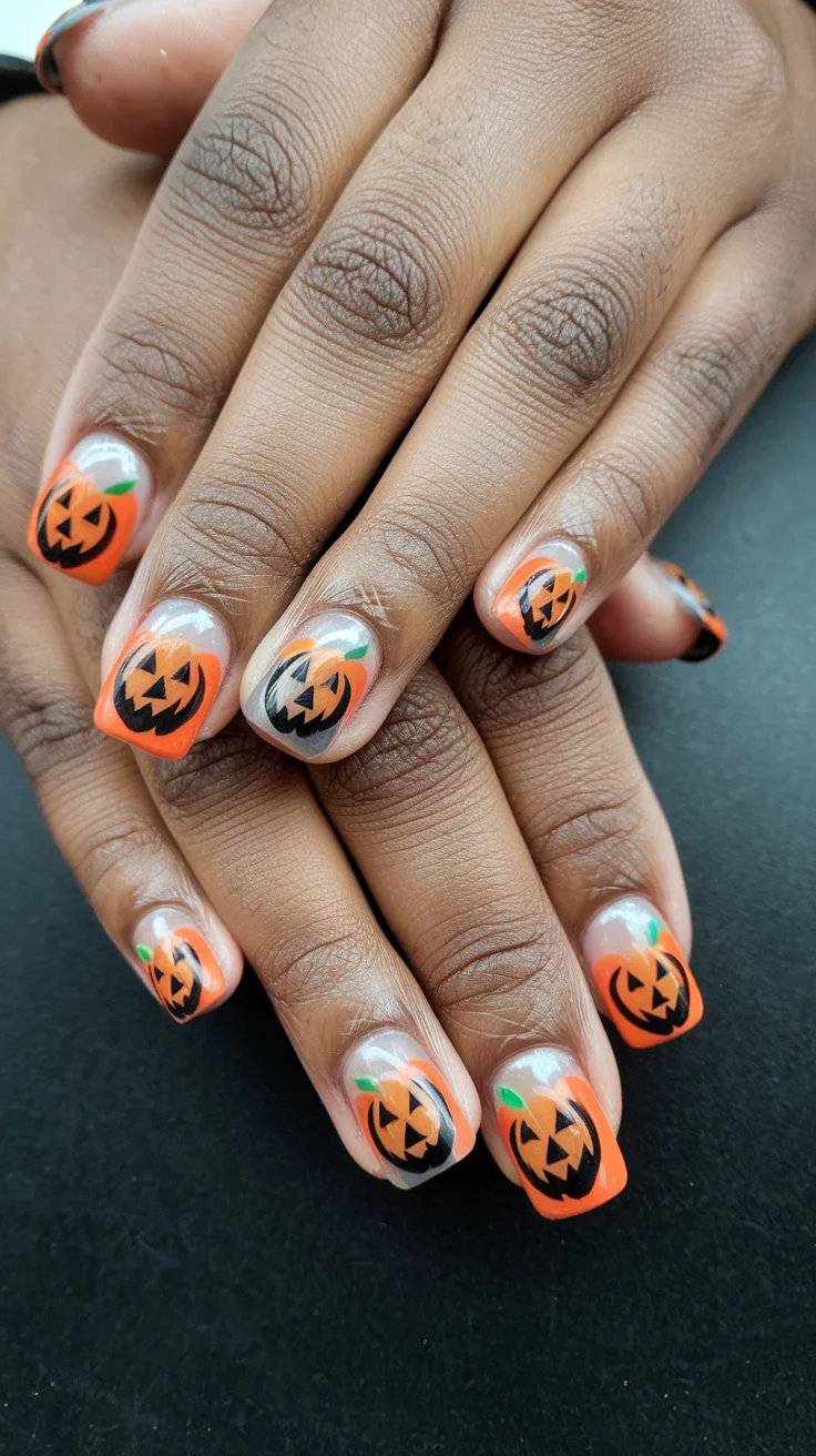 1-adorable-fall-pumpkin-nails-that-scream-autumn