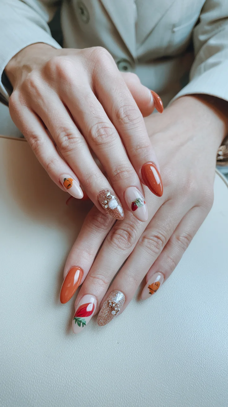 1-cute-fall-oval-nails-that-always-look-flattering