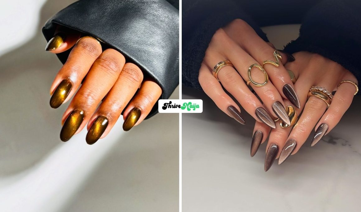 13 Trendy Chrome Fall Nails for a Cool-Girl Look