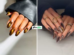 13 Trendy Chrome Fall Nails for a Cool-Girl Look