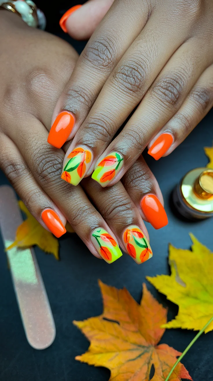 2-bright-orange-fall-nails-that-scream-autumn