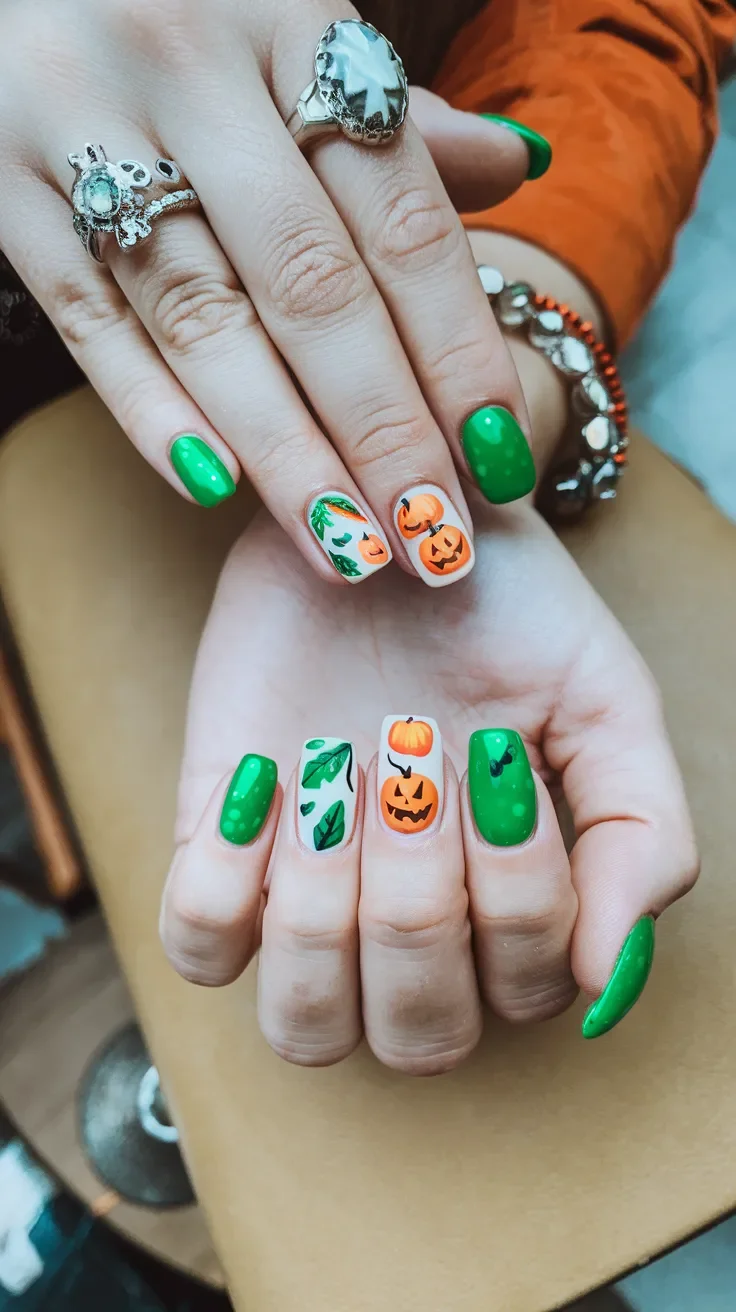2-green-fall-nails-that-feel-fresh-and-trendy