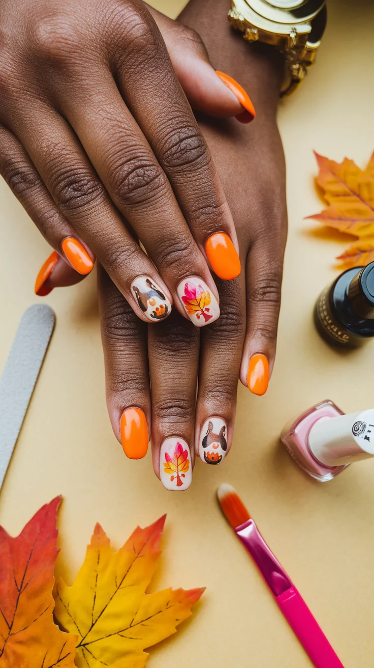5-adorable-thanksgiving-fall-nails-to-wear-this-year