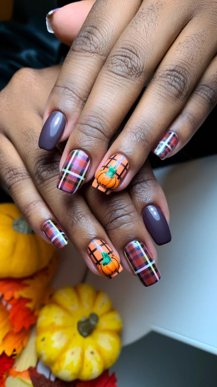 5-cute-fall-plaid-nails-for-the-coziest-seasonal-mani