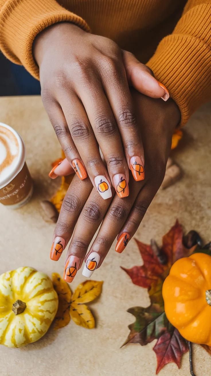 7-adorable-thanksgiving-fall-nails-to-wear-this-year