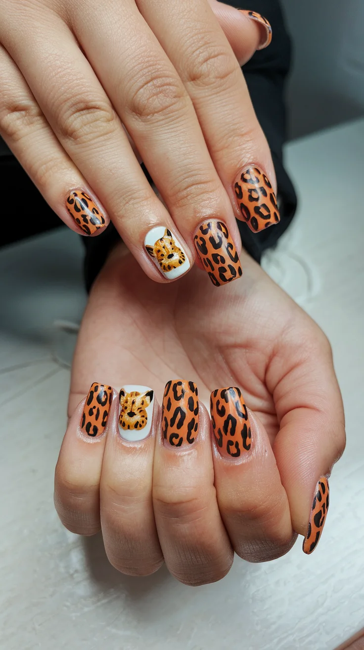 7-fierce-fall-cheetah-nails-youll-love-showing-off