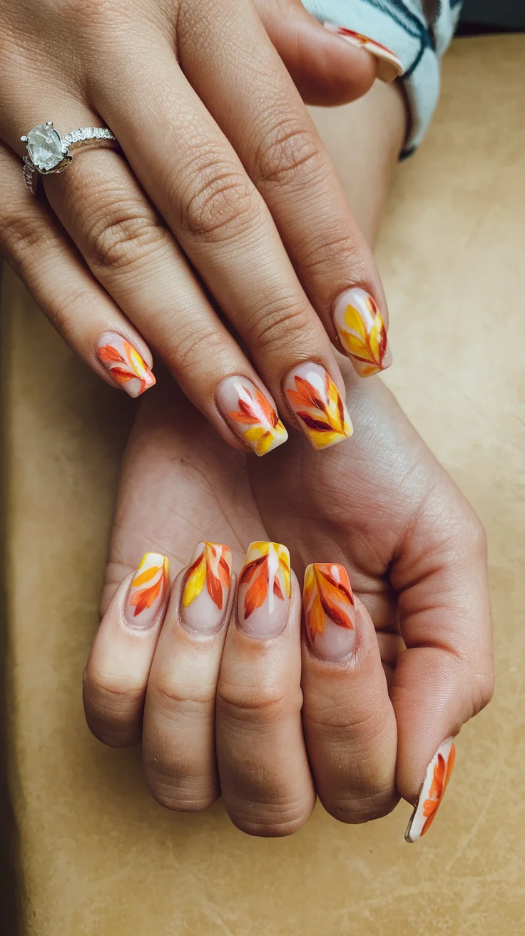 8-lovely-fall-engagement-nails-perfect-for-ring-photos