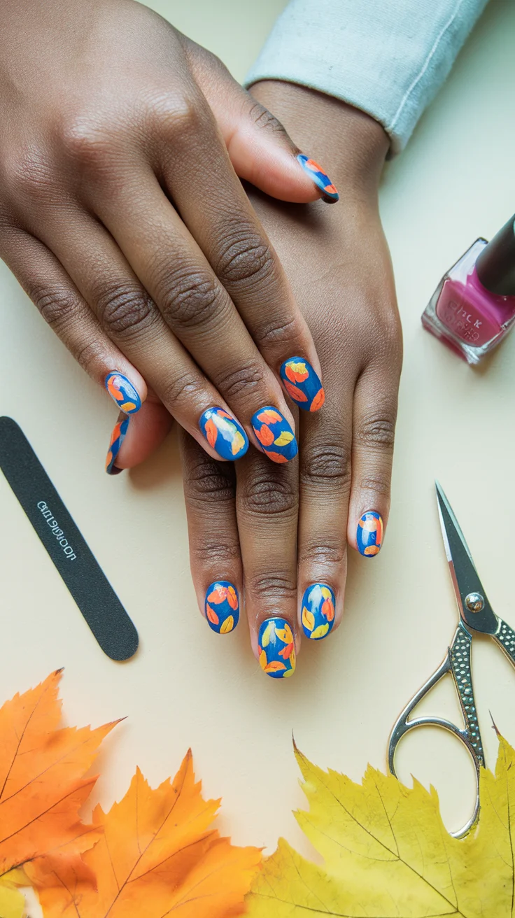 8-pretty-blue-fall-nails-for-a-cool-seasonal-twist