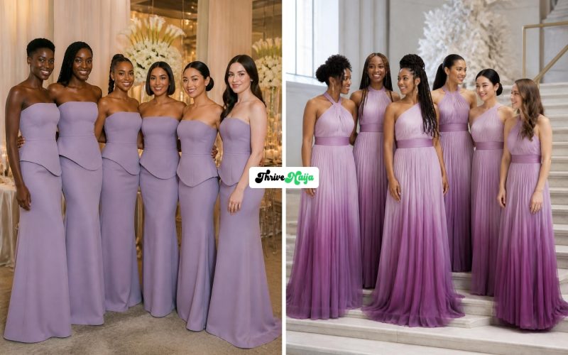 Amazing Lavender Bridesmaid Dresses You’ll Love