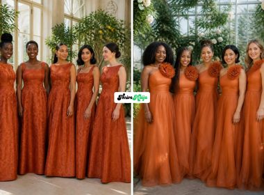 Beautiful Burnt Orange Bridesmaid Dresses for the Big Day