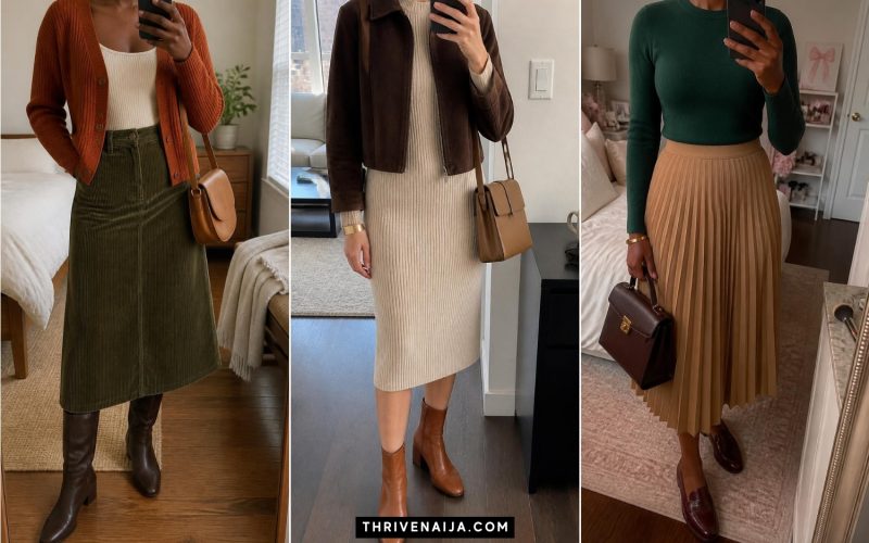 14 Beautiful Earthy Fall Outfits With Cozy Neutral Tones