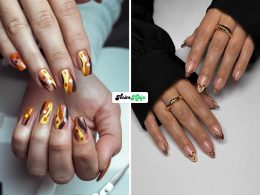 Beautiful Fall Bridesmaid Nails