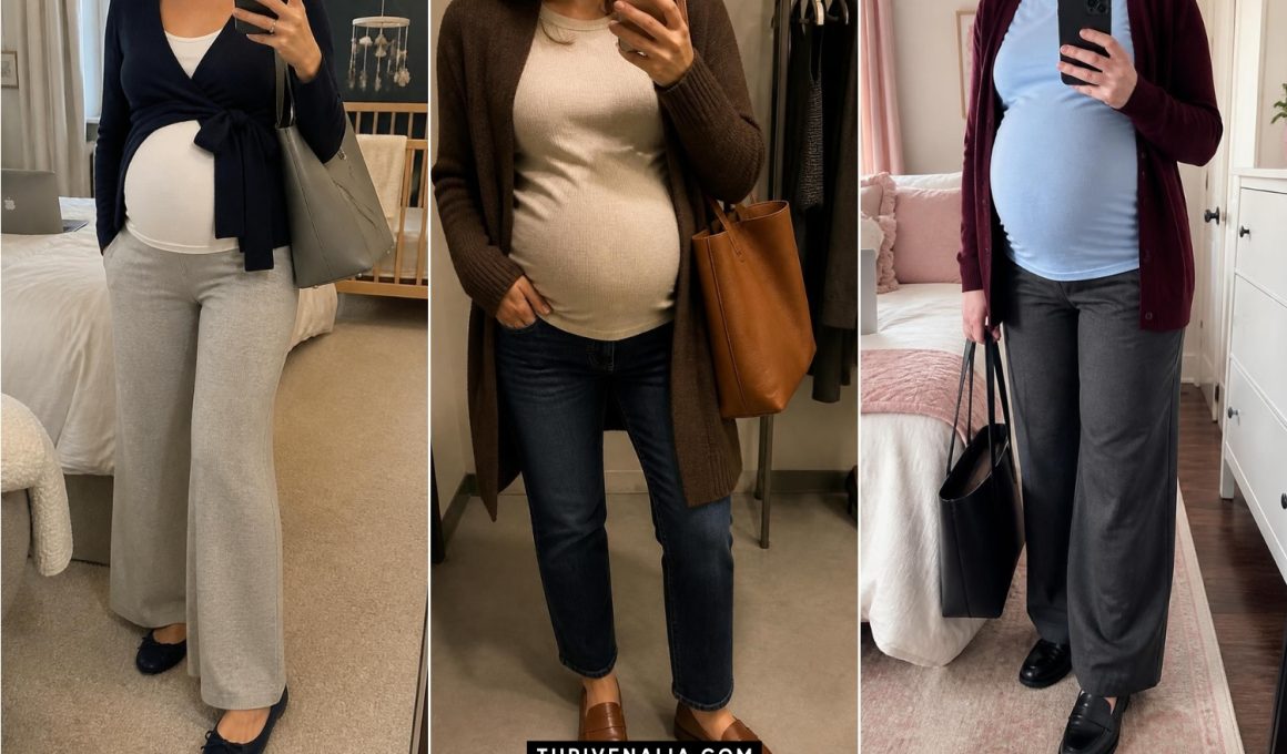 Beautiful Fall Bump Outfits That Feel Comfortable