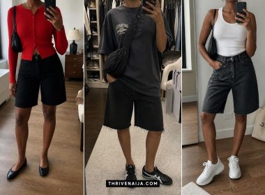 Black Jorts Outfits for Women