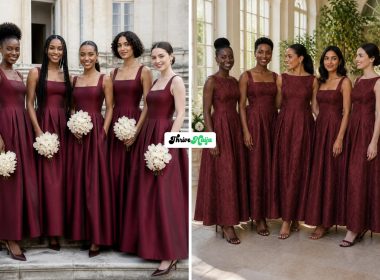 Breathtaking Maroon Bridesmaid Dresses for the Big Day