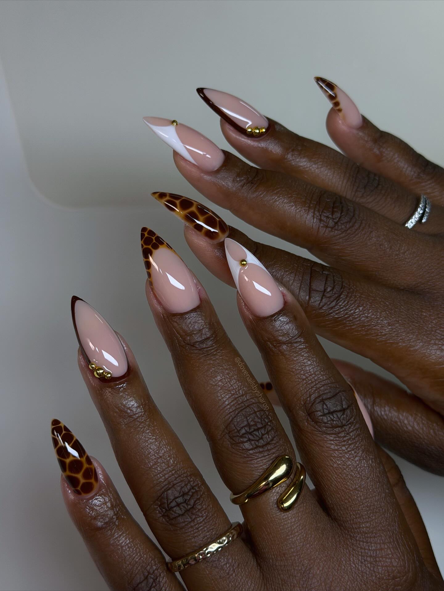 Classic Brown Default Fall Nail Sets