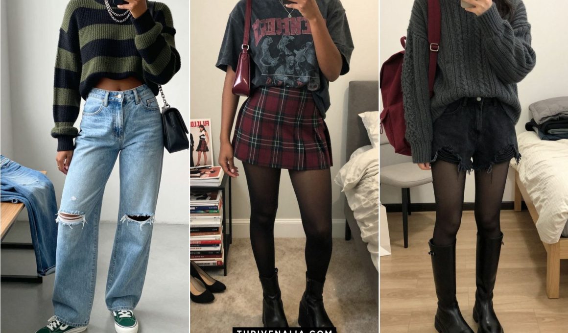 15 Cool Grunge Fall Outfits With Serious Main-Character Energy