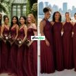 Cute Burgundy Bridesmaid Dresses for Your Closest Gals