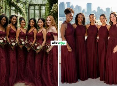 Cute Burgundy Bridesmaid Dresses for Your Closest Gals