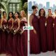 Cute Burgundy Bridesmaid Dresses for Your Closest Gals