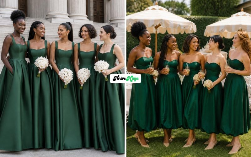 Cutest Emerald Green Bridesmaid Dresses You’ll Love