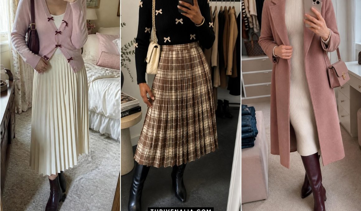 Dreamy Coquette Fall Outfits With Feminine Details