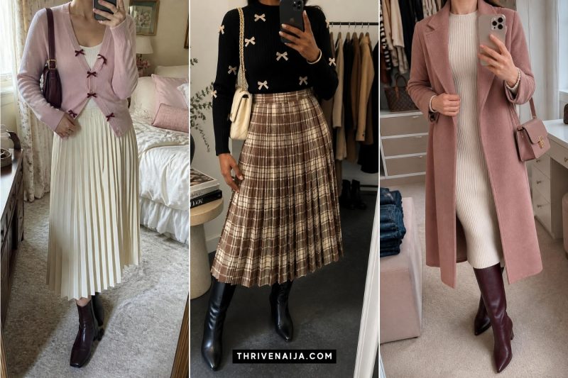 Dreamy Coquette Fall Outfits With Feminine Details