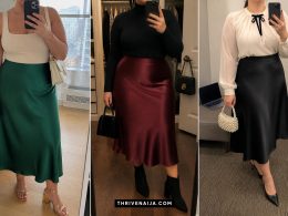 Elegant Plus Size Satin Skirt Outfits to Dazzle