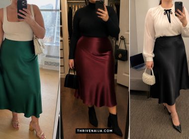 Elegant Plus Size Satin Skirt Outfits to Dazzle