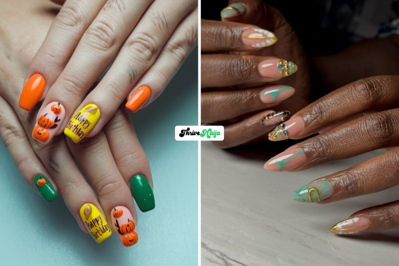 Fall Birthday Nails for Your Special Day