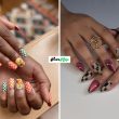 Fall Checkered Nails