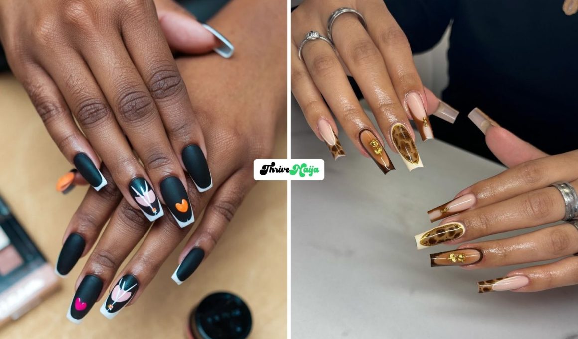 Fall Coffin Nails That Look So Stylish