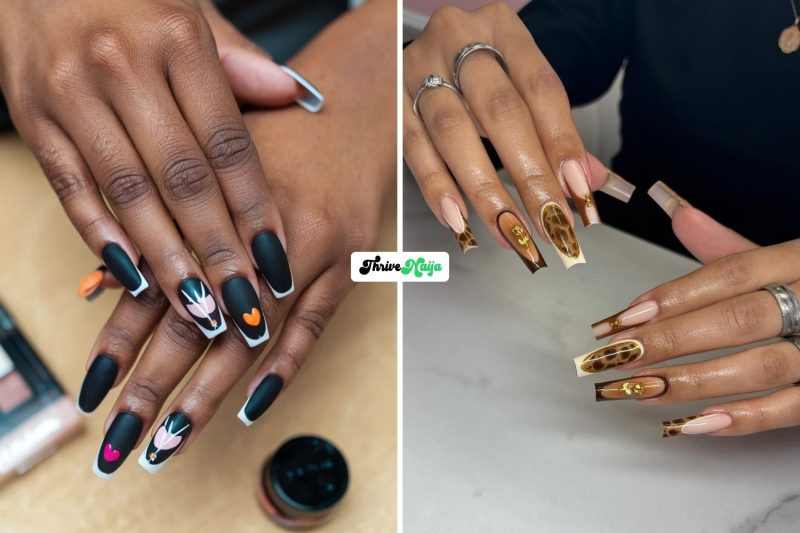 Fall Coffin Nails That Look So Stylish