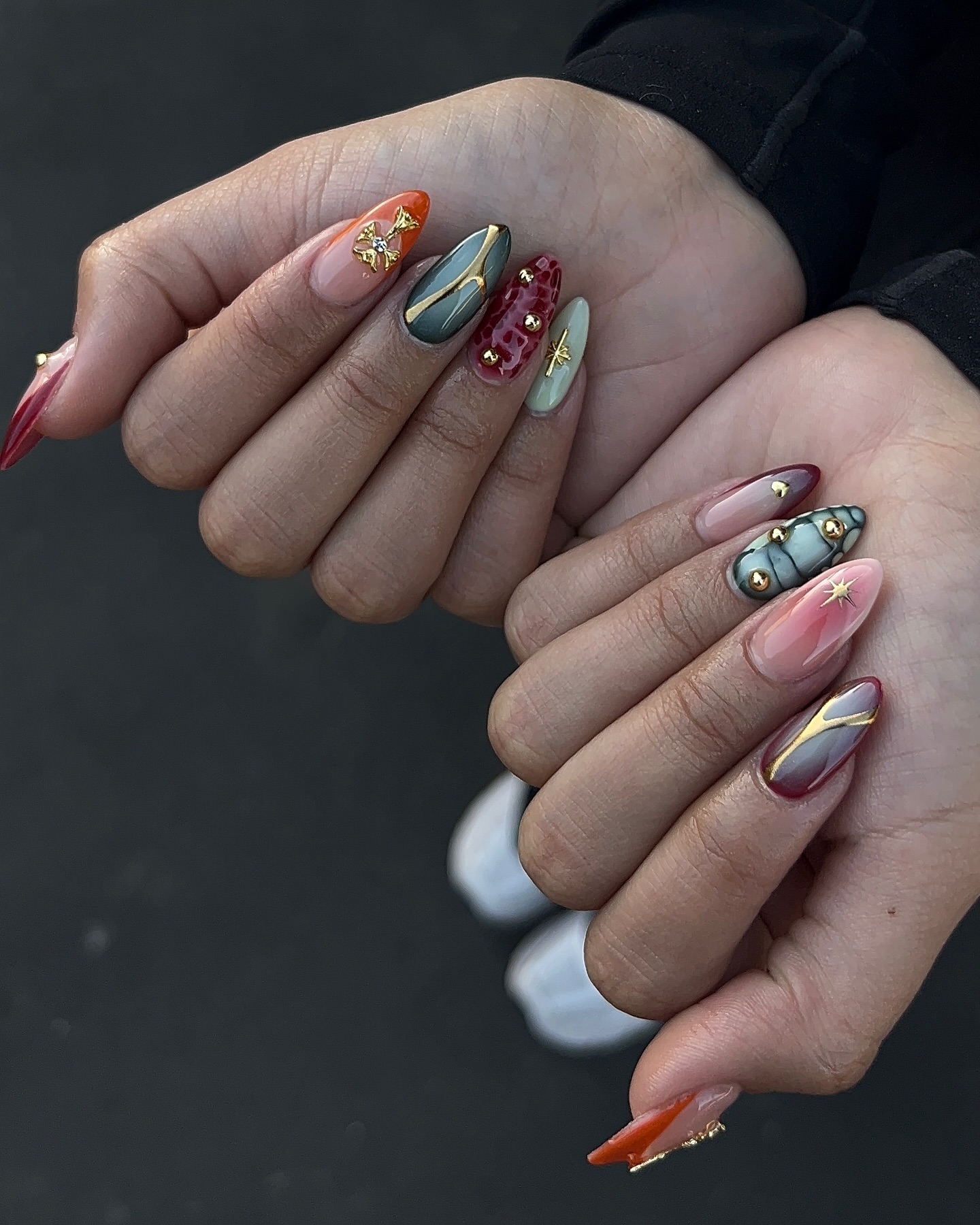 Fall Nail Sets and Color Designs
