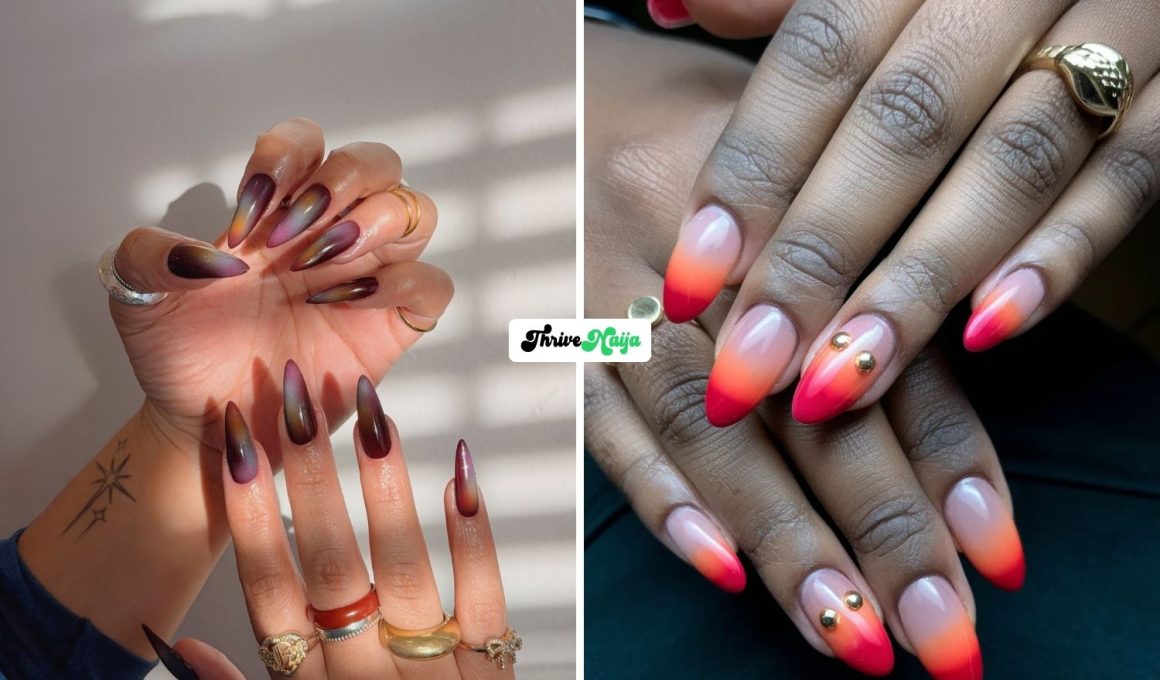 Fall Ombre Nails That Blend So Perfectly