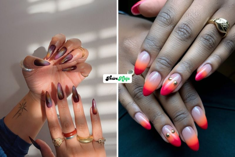 Fall Ombre Nails That Blend So Perfectly
