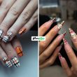 Fall Plaid Nails