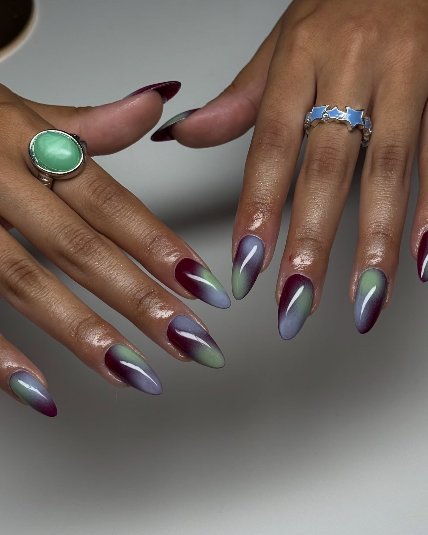Fall Tones Dip Gel Nails