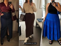 Flowy Plus Size Maxi Skirt Outfit Inspo